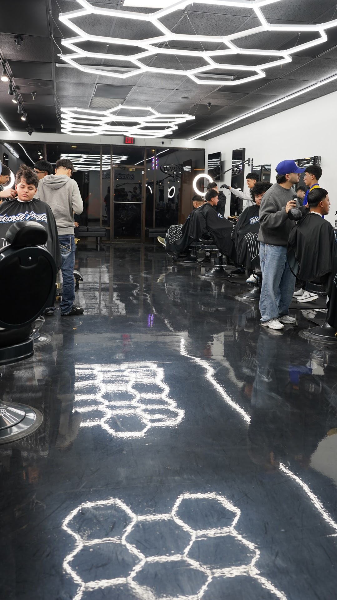 Blessed Fades Barbershop interior